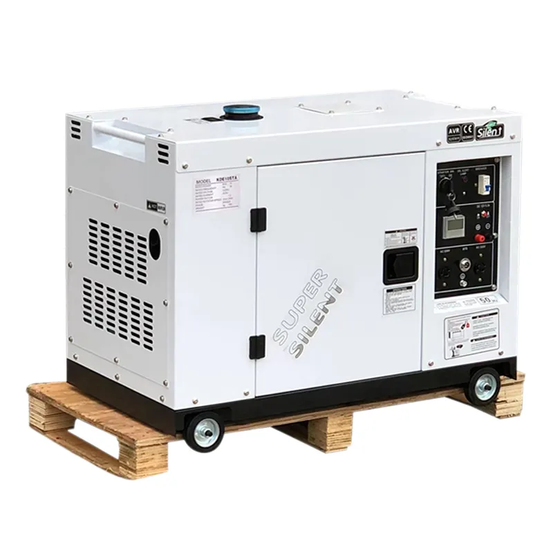 Generator diesel listrik Standby, 10 kw, kedap suara 12kVA 10 kw, generator diesel 220V/380V 60Hz 3 fase diesel 10 kw