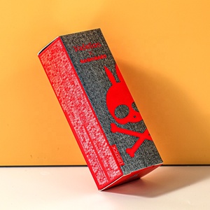 Logo cá nhân sáng bóng hộp giấy vàng lá dập nổi UV tráng hộp giấy 280 300 350 400 gram trắng chăm sóc da hộp giấy thiết lập - Product Image 5