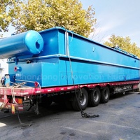 Système de récupération des eaux usées, réservoir de clarification DAF WWTP, fournisseur de traitement de l'eau, unité de flottation à air dissous DAF