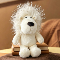Peluche personnalisée Lion à poils longs super douce, jouet personnalisable avec fonction anti-stress, cadeau d'anniversaire