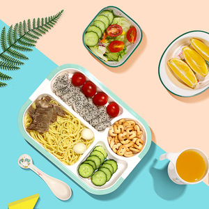 Unicorn <b>Melamine</b> <b>Bowl</b> Plate Set For Kids 2-4 Years Food Grade Dishware Cartoon Design Drop Resistant - Product Image 2
