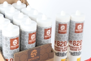 <span class=keywords><strong>Sozen</strong></span> 820 Scellant en silicone neutre tout usage résistant aux intempéries, imperméable, adhésif pour verre, PVC, aluminium, toiture - Product Image 4