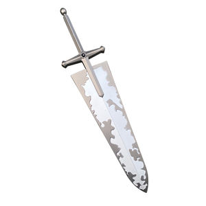 Moda Metal <span class=keywords><strong>Anime</strong></span> espada <span class=keywords><strong>Asta</strong></span> modelo 30,5 cm juguete Katana modelo Aleación de Zinc lujo conmemorativo artesanía decorativa - Product Image 3
