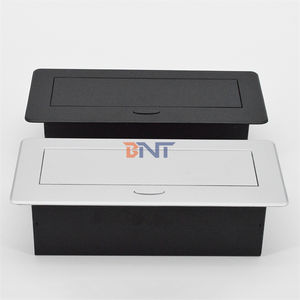 Meuble de bureau encastré Cat6, sortie de bureau pop-up, boîte de <span class=keywords><strong>prise</strong></span> de connexion de bureau avec chargeur USB type C pour table de conférence - Product Image 2