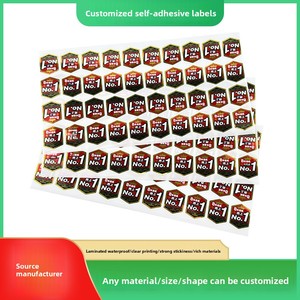 Chất lượng cao tùy chỉnh die-cut Vinyl Kiss-cut <span class=keywords><strong>Sticker</strong></span> Sheets in màu không thấm nước dính nhãn cho thiết bị điện tử bao bì - Product Image 2