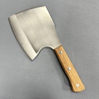 Couteau à découper les os YX428R, lame épaisse, acier inoxydable, manche en bois, couteau à viande pour boucherie, abattoir