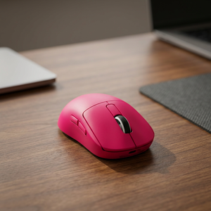 Pink <b>Wireless</b> Gaming <b>Mouse</b> 1:1 Square Optimized Image Sharp Non-Compliant to Compliant - Product Image 3