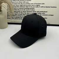 Casquette de baseball d'été 5 panneaux en velours à visière rigide, respirante, anti-UV, pour activités de plein air, pêche, sport décontracté, réglable