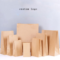 Sacs en papier Kraft blanc biodégradable écologique, personnalisés, en papier Sos pour pharmacie médicale sur ordonnance