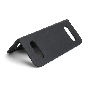 Soporte de Esquina en Forma de L para Cama, 295x67mm, Conector de Metal Negro para Muebles, Soporte para Cabecera - Product Image 3