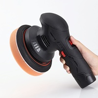 Polisseuse de voiture à batterie 6 vitesses Machine à cirer légère pour voiture Ponceuse électrique orbitale 2.0ah OEM 12V 6 pouces