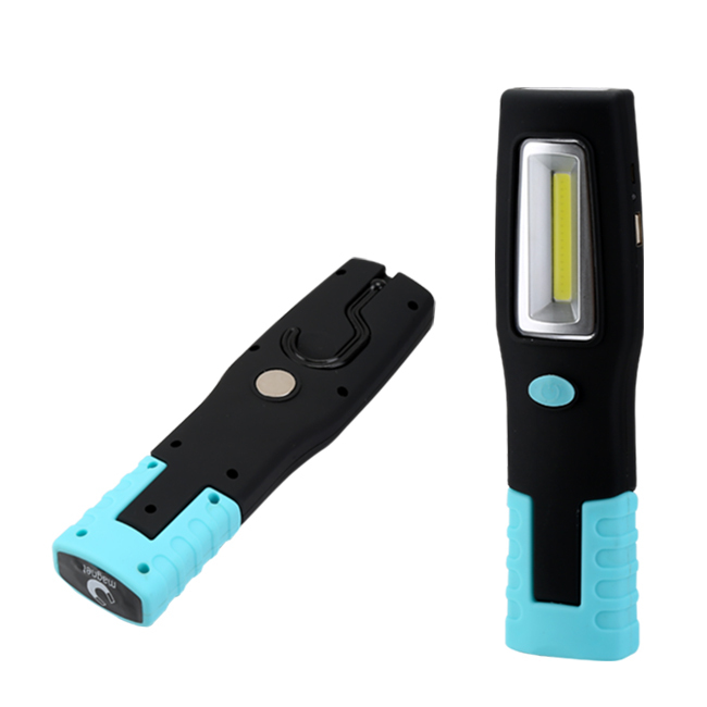 COB LED Portable Work Light with Magnet and Hanger 240 Lumens 4-5 Hours Inspection Lamp
