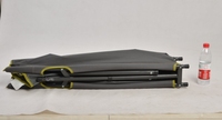 Lit de camping pliable en acier léger, personnalisable, vente en gros, lit pliant portable pour l'extérieur, lit de camping pour 1 personne