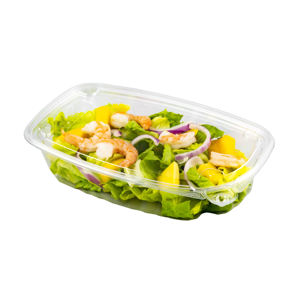 Fiambrera Rectangular de dos piezas Premium, superventas, contenedores de embalaje de alimentos a prueba de manipulaciones apilables para ensalada Bento - Product Image 3