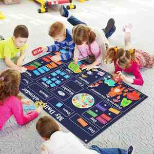 Mon premier calendrier mural en feutre pour la maternelle – Design moderne pour l'accentuation murale de la salle de classe, apprentissage des tout-petits, amovible et facile à déplacer - Product Image 5