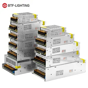 高効率12V 40A 480W ws2811 LEDストリップスイッチング電源