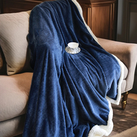 Écologique personnalisé doux chaud polaire jeter couverture lavable adulte enfant bébé flanelle avec impression numérique style uni