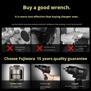 مفتاح ربط هوائي قوي بتأثير عاصف، أداة إصلاح سيارات ثقيلة، عزم دوران كبير، درجة صناعية، موديل صغير 218 - Product Image 3