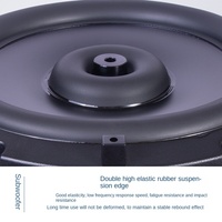 Amplificateur de puissance intégré actif pour voiture Caisson de secours de 12 pouces en plastique coaxial Type caché Montage universel