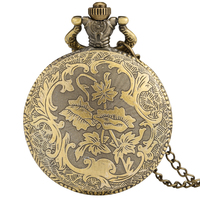Montre de poche vintage Panda en gros, pendentif montre médaillon style antique steampunk pour cadeaux masculins