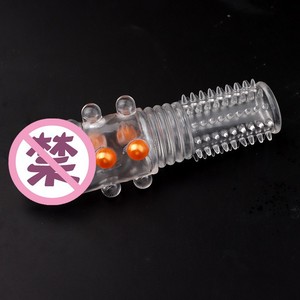 Funda para Pene Wolf Fang, Transparente, de Goma Suave, Anillo de Estimulación para Adultos, Set Dragon Ball Extendido - Product Image 3