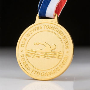 <span class=keywords><strong>Logo</strong></span> conçu sur mesure natation sport collectif course course triathlon vélo natation compétition médailles usine - Product Image 1