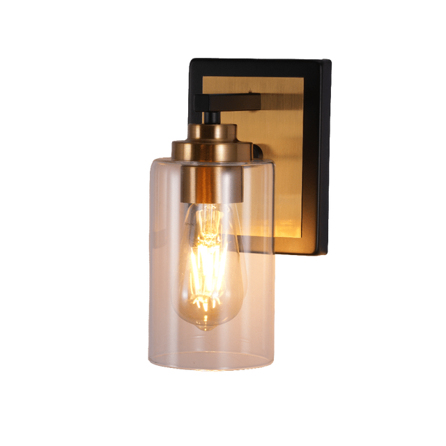 E26 Decorate Wall Sconce Bedroom Led Wall Light 2200K Modern House Wall Lights with Clear Glass Shade