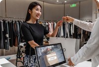 Terminal Sistem POS Android D3 Mini All-in-One Tablet POS dengan Layar Sentuh dan Printer Terintegrasi