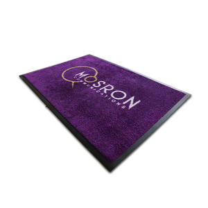 Tapis de sol personnalisé, impression colorée, moderne, intérieur/extérieur, surface en nylon, dos en caoutchouc, pour clubs exclusifs et entrées d'hôtels - Product Image 4