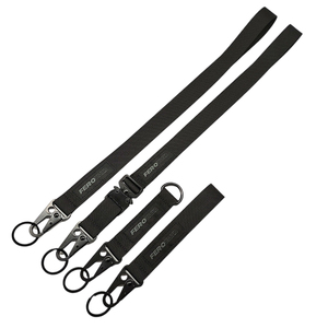 Custom Multi-size Nylon Wristband with Buckle Heavy Duty Tactical Nylon <b>Lanyard</b> with Metal Eagle Beak Clip and <b>Key</b> Rings - Product Image 1