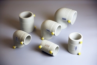 DESO nouveau matériau PP plastique couplage 20mm PPR raccord de tuyau filetage femelle prise industrie Application système d'eau de soudure