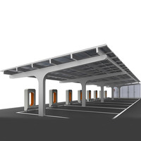 Supports de montage en acier au carbone galvanisé à chaud de type T pour panneaux solaires JCHX, modules encadrés/sans cadre, garantie 25 ans