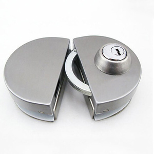 Chất lượng tốt không khung cửa kính trượt xử lý khóa an ninh cao kính thép không gỉ khóa cho văn phòng - Product Image 6