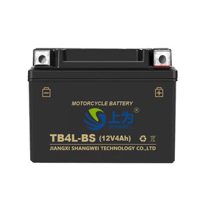 Batterie de moto Shangwei Tb4l Bs 12V4Ah au plomb-acide pour moto de rue - Product Image 1