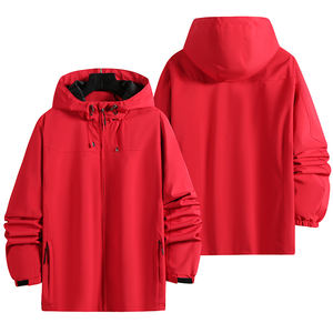 Sudadera con Capucha y Logotipo Personalizado, Chaqueta Impermeable y Cortavientos de Forro Polar para Hombre y Mujer, Chaqueta de Invierno para Actividades al Aire Libre - Product Image 2