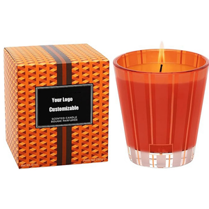 ขวดแก้วลายเทียนหอมขี้ผึ้งถั่วเหลืองออกแบบพิเศษเฉพาะโรงงาน - Product Image 2