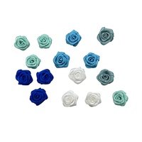 E-Magic mini nœuds de ruban de satin recyclés en gros petit nœud de décoration de Noël emballage nœud mini ruban de satin roses