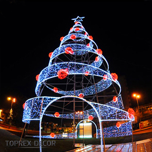 Décorations lumineuses de Noël LED pour forêt enchantée, étanches IP65, 220V, installation facile, pour allée extérieure - Product Image 2