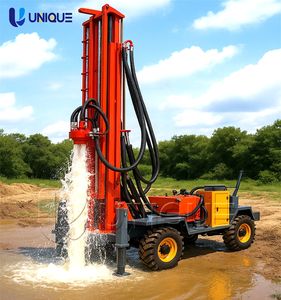 China 2025 New Portable Trailer 200m 300m 400m 500m Deep Water Well Drilling <b>Machine</b> Mine Drilling Rig Water Drill Rig for sale - Product Image 6