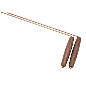 Set de Varillas de Radiestesia de Cobre Puro - Mangos de Madera Prémium, Forma de Línea para Caza, Detección de Agua, Búsqueda de Oro - Product Image 1