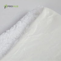 Prosub Super Doux Polaire Sherpa Bébé Couvertures Sublimation Blancs Impression Personnalisée Photo Double Couche Sublimation Jeter Couverture