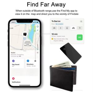 Localizador <span class=keywords><strong>GPS</strong></span> Ultrafino Inteligente para Tarjetas de Crédito, con Carga NFC, Antipérdida, Compatible con IOS y Android - Product Image 6