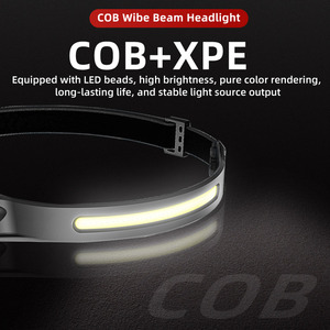 <span class=keywords><strong>Lampe</strong></span> <span class=keywords><strong>frontale</strong></span> rechargeable à faisceau large LED COB+XPE 230 degrés, légère, pour la randonnée en plein air et les réparations - Product Image 3