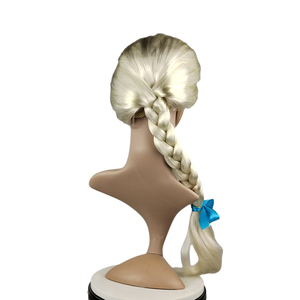Peluca <span class=keywords><strong>de</strong></span> disfraz <span class=keywords><strong>de</strong></span> <span class=keywords><strong>princesa</strong></span> Elsa, pelo sintético <span class=keywords><strong>de</strong></span> Frozen, precio bajo, venta al por mayor y <span class=keywords><strong>de</strong></span> fábrica - Product Image 4