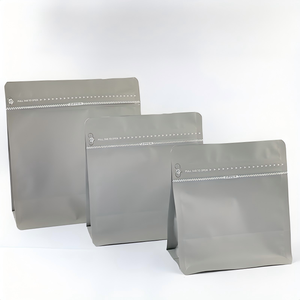 Custom Plastic Coffee <b>Packaging</b> <b>Bags</b> 125g 250g 500g Flat Bottom Stand up Pouch Moisture Proof Coffee Beans <b>Bags</b> with Zipper - Product Image 5