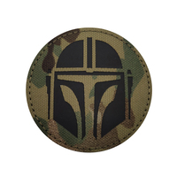 CECI EST LA VOIE Découpe Laser IR Noir Réfléchissant Nylon Lettre Tactique Casque Patch pour Uniforme Sport En Plein Air Tissu Applique