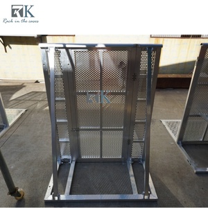 Barrières de sécurité en aluminium pour scène de concert, barrières anti-émeute, garde-corps temporaires pour le contrôle des foules - Product Image 5