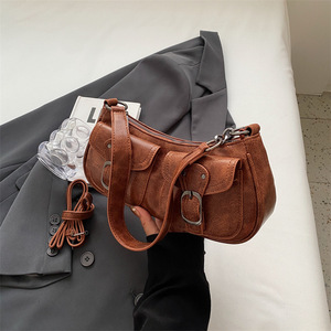 Sac à bandoulière pour dames de niche <span class=keywords><strong>française</strong></span> rétro de haute qualité 2024 nouveau sac à bandoulière explosif populaire sous les bras - Product Image 6