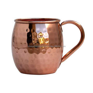 Top vente cuivre bière classique luxueux fantaisie moscou Mule tasse classique élégant Table haut nouveau cuivre bière tasse de l'inde - Product Image 2
