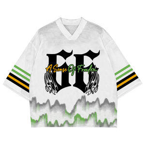 Top Ranking Men's Casual Hip Hop T-<b>shirts</b> Spandex/Polyester Knitted 200g Digital Printing Quick Dry OEM Service Custom <b>Patchwork</b> - Product Image 6